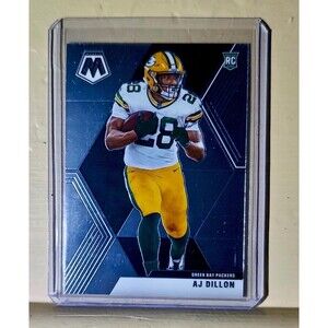 AJ Dillon 2020 Panini Mosaic #226 NFL Rookie Football Card Packers